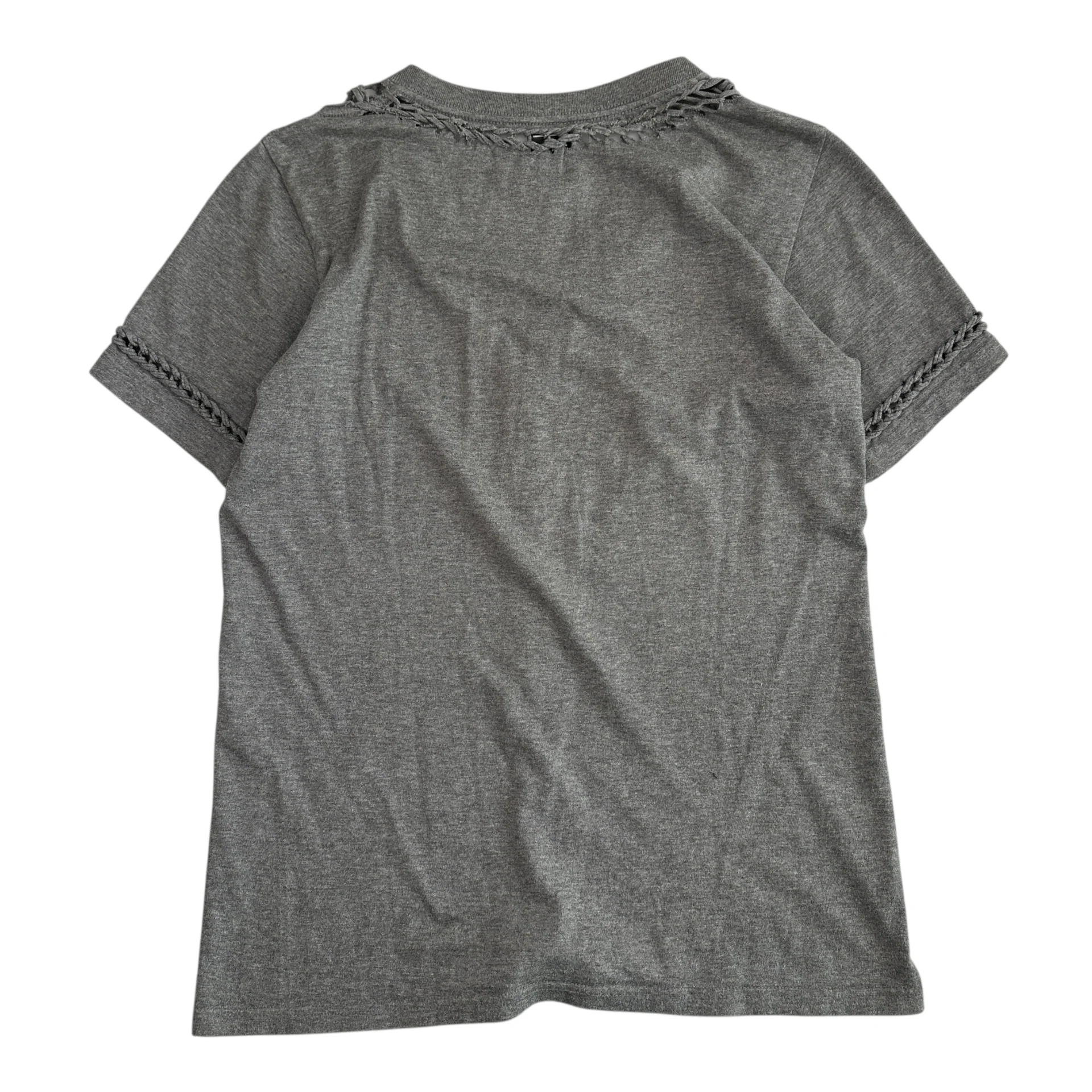 (3) NUMBER(N)INE CROCHET T-SHIRT - GREY - Image 2