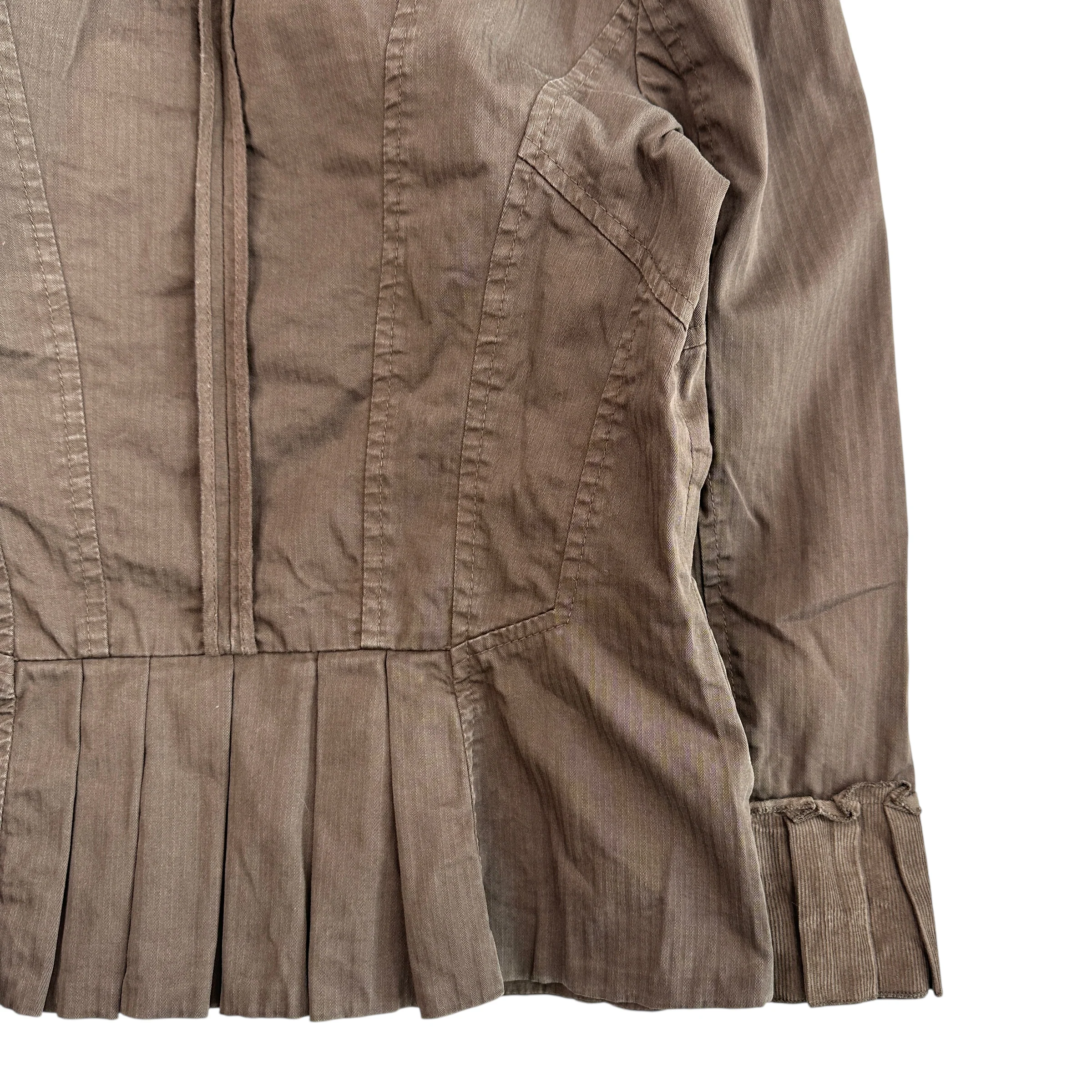 (40) DOLCE & GABBANA BLAZER JACKET - BROWN - Image 6