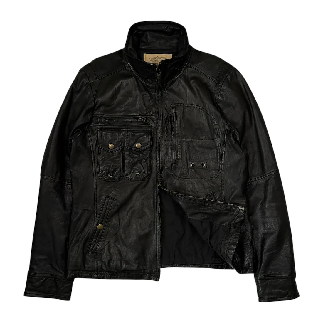 AVIREX LEATHER FLIGHT JACKET - Image 4