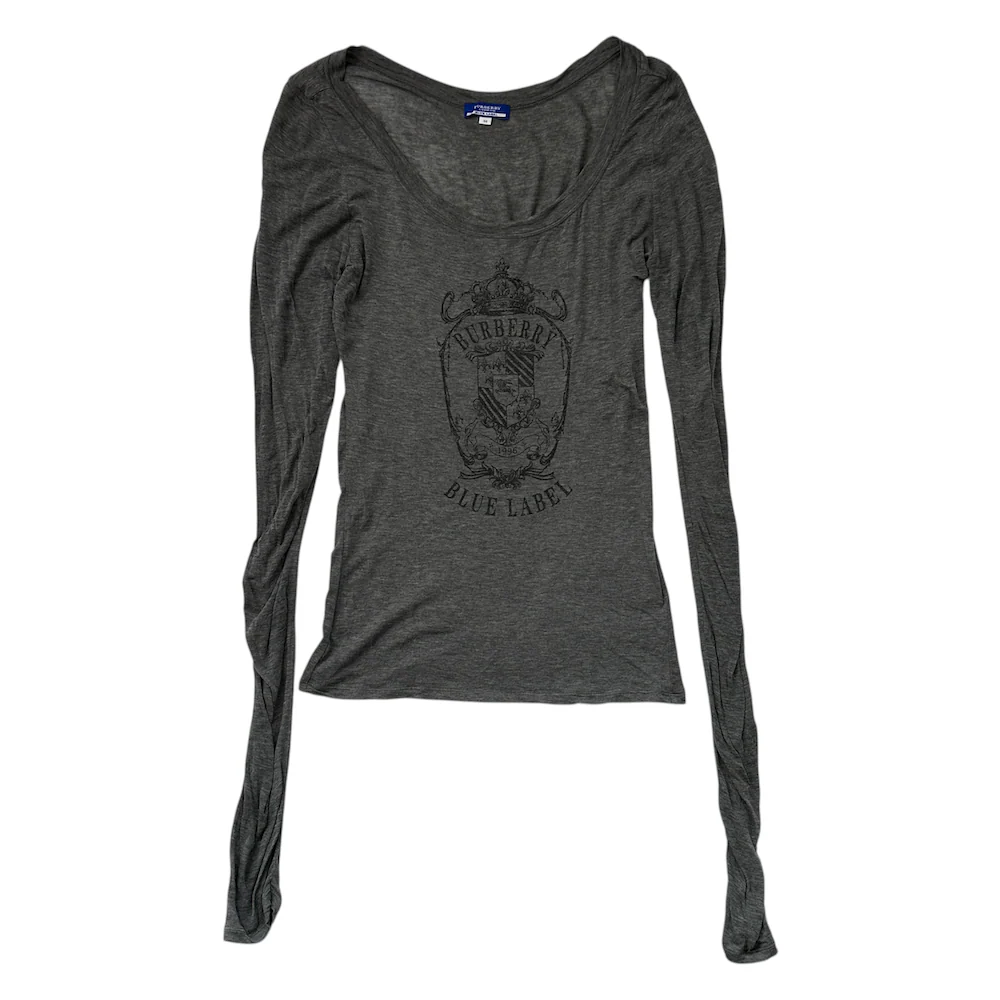 BURBERRY BLUE LABEL LONG SLEEVE TOP