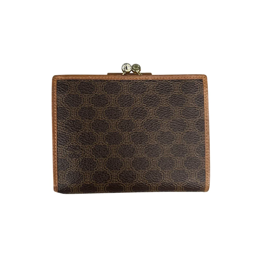 CELINE MACADAM CANVAS KISSLOCK WALLET - Image 2