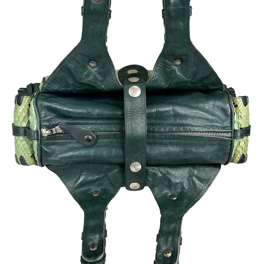 CHLOE PYTHON & LEATHER SILVERADO BAG - Image 3