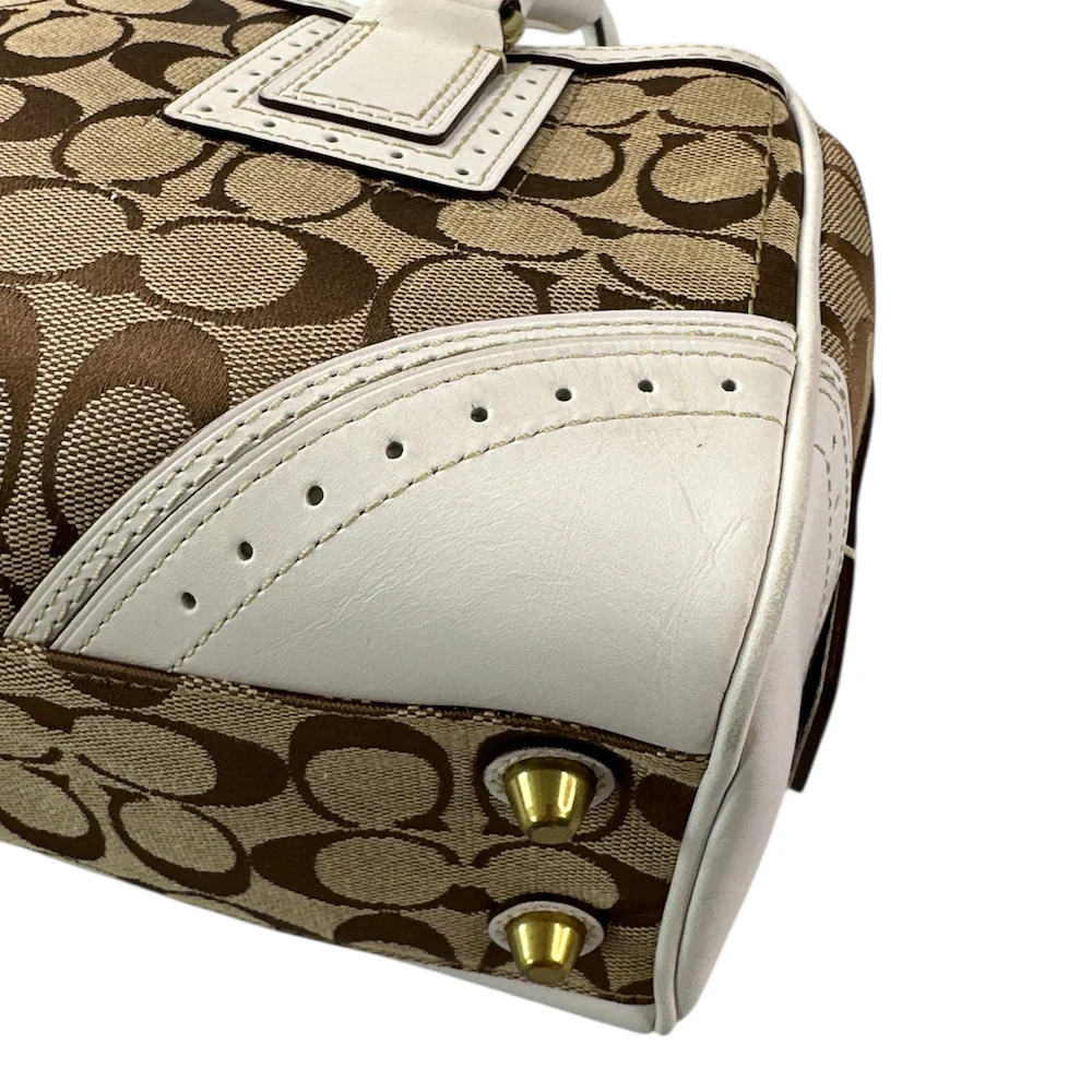 COACH SIGNATURE CANVAS SHOULDER BAG - Image 9