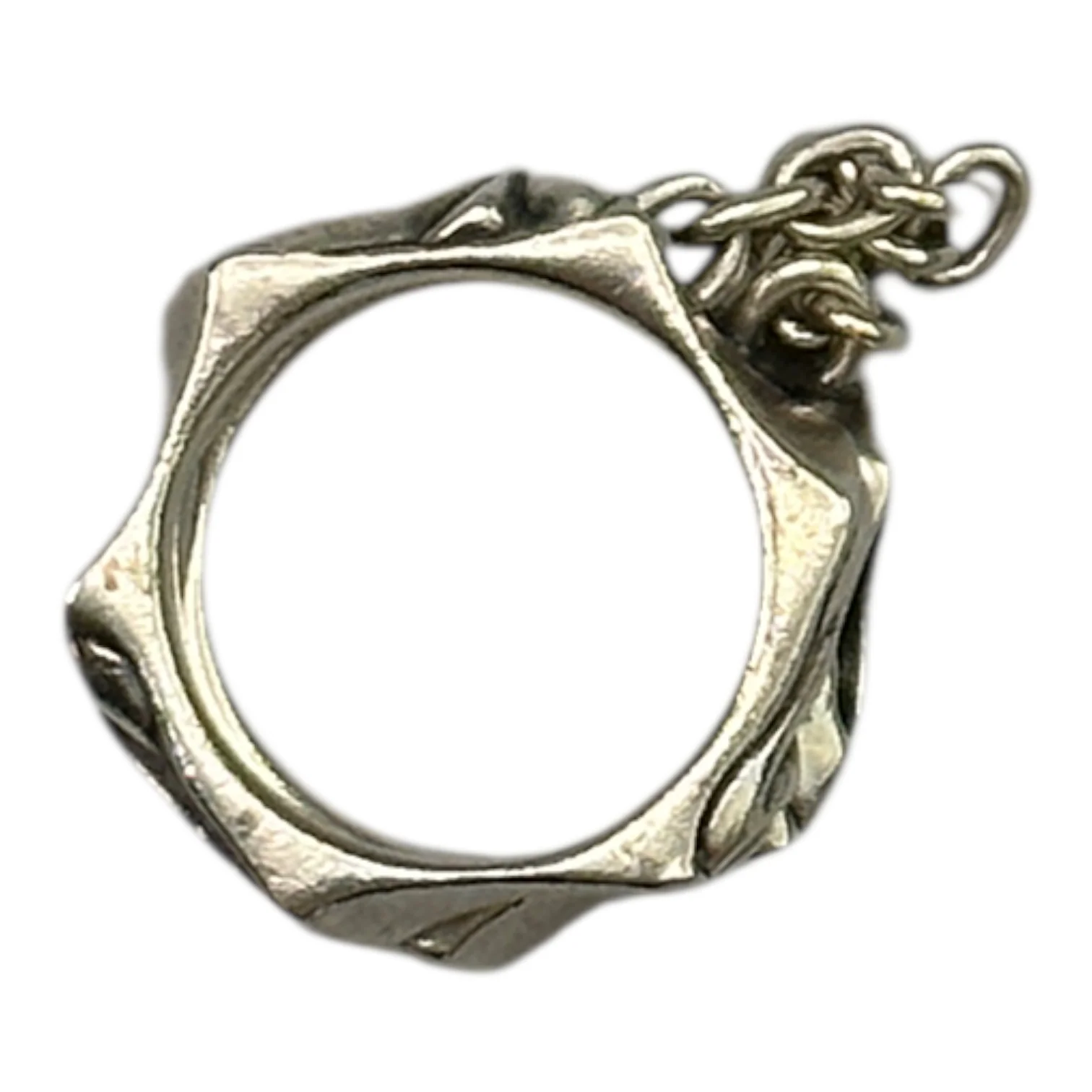DEAL DESIGN DOUBLE BAND RING - 925 SILVER - Image 3
