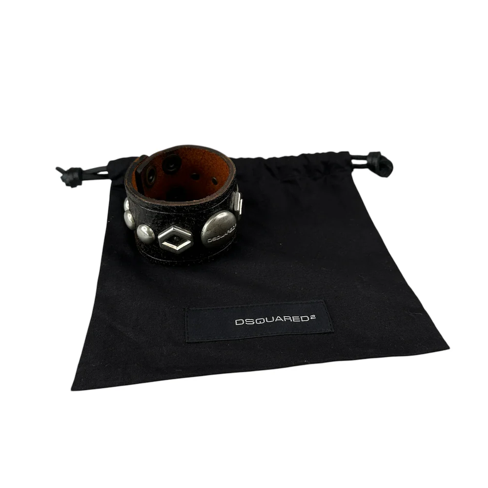 DSQUARED LEATHER BRACELET - Image 7