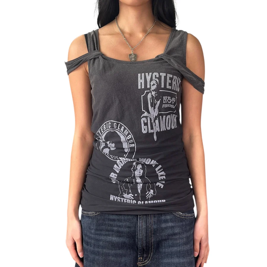 HYSTERIC GLAMOUR DOUBLE-LAYER REVERSIBLE TANK - Image 2