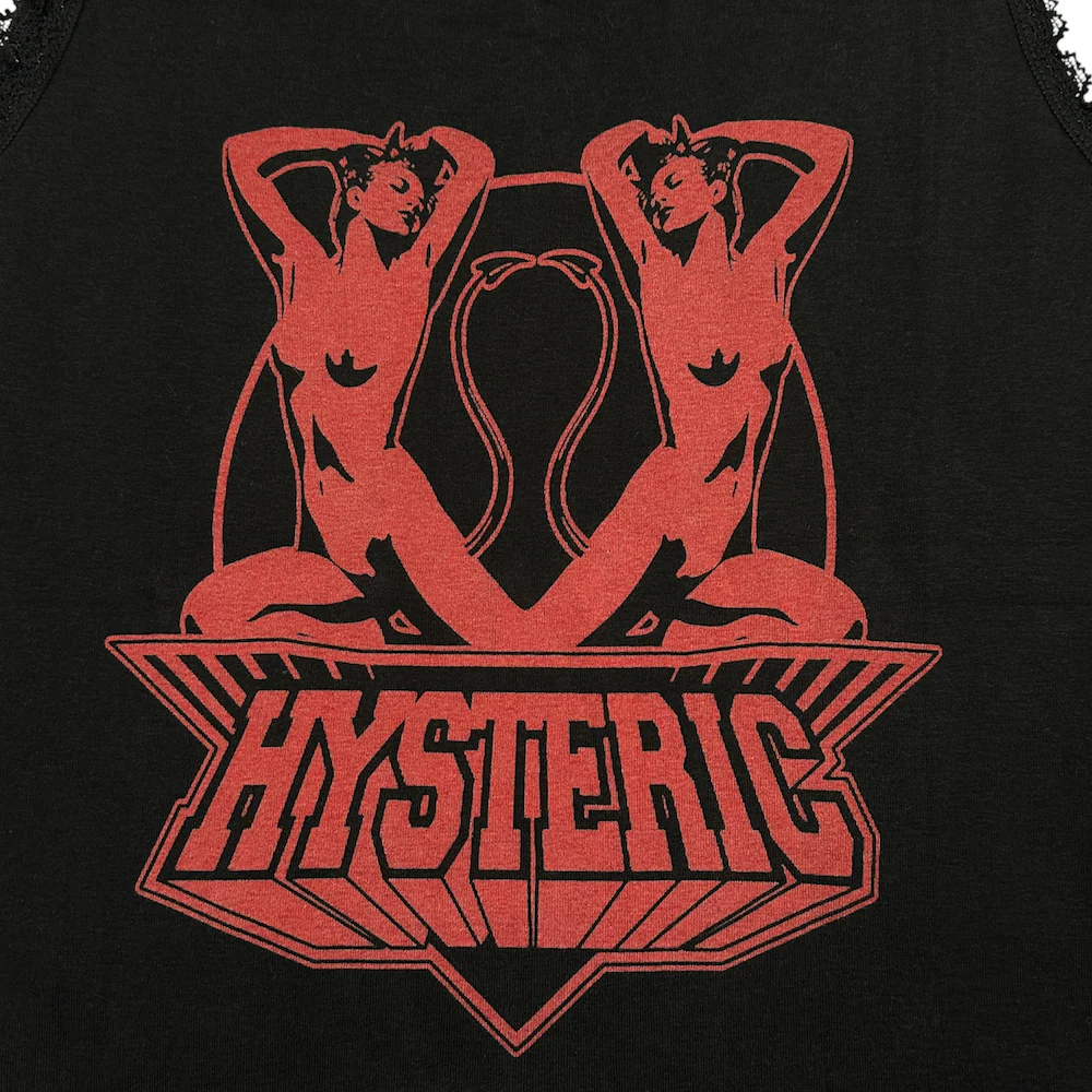 HYSTERIC GLAMOUR TANK TOP - BLACK/RED - Image 2