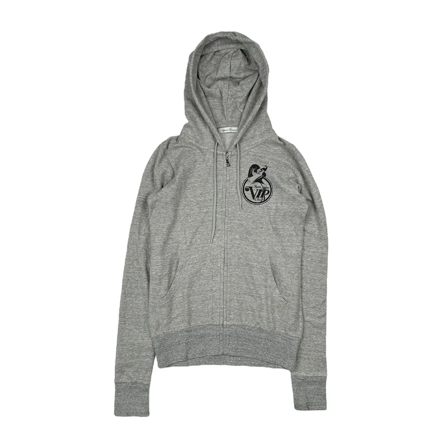 HYSTERIC GLAMOUR VIP ZIP HOODIE - GREY