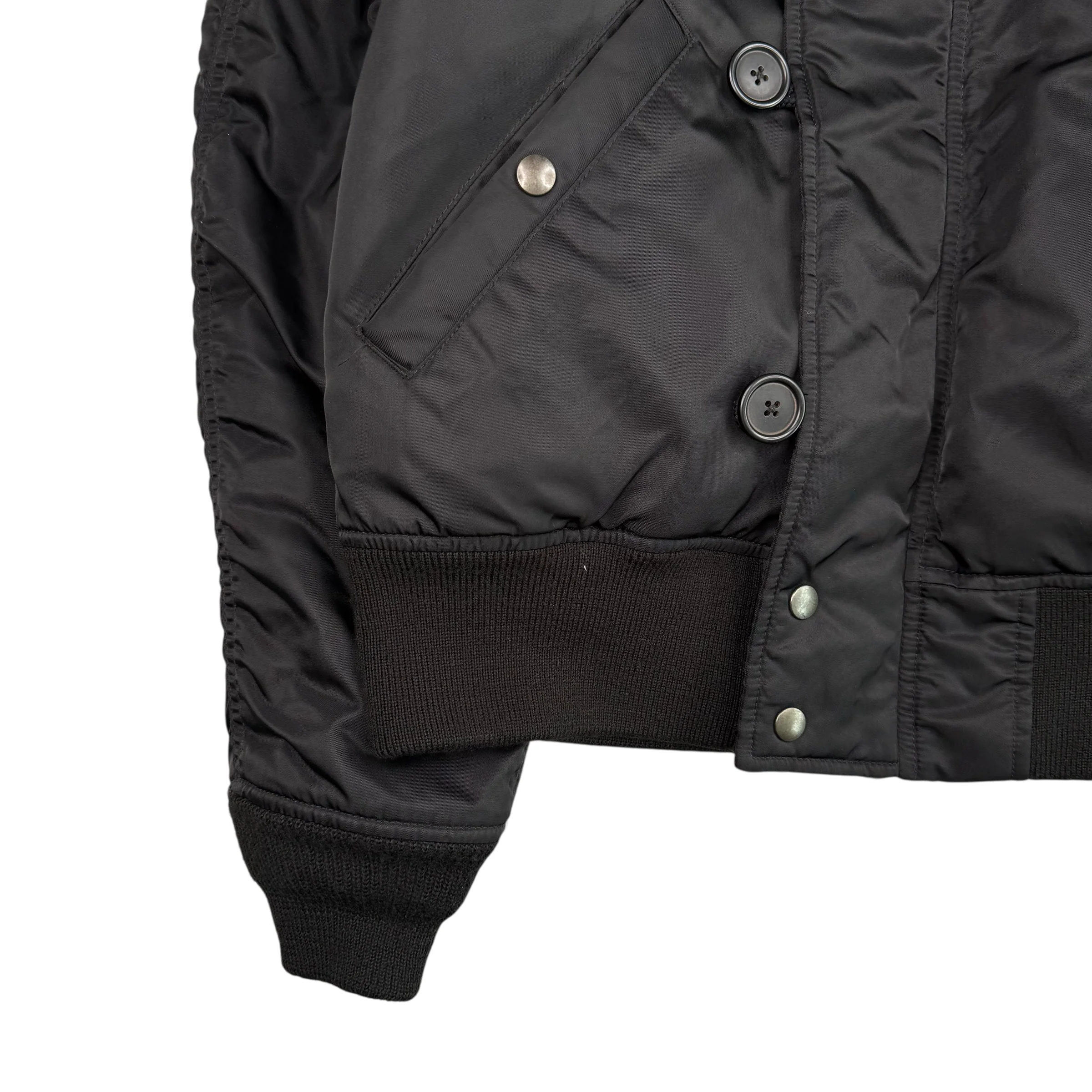 (L) AVIREX BOMBER DOWN JACKET - Image 4