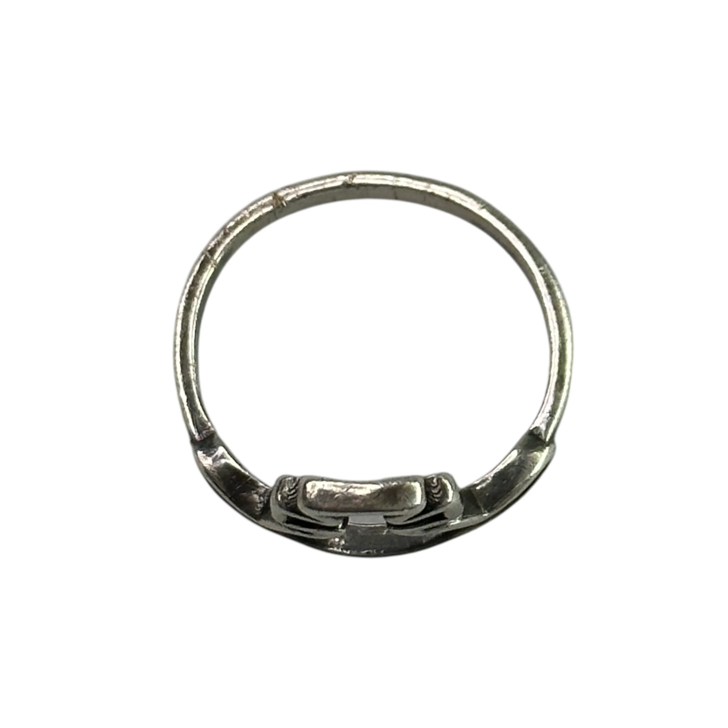 (M) VIVIENNE WESTWOOD STENCIL ORB RING - 925 SILVER - Image 4