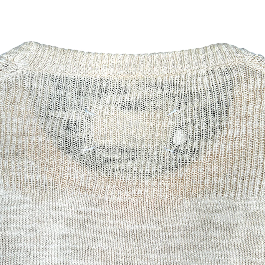 MAISON MARGIELA 2000 BEIGE KNITTED SWEATER - Image 3