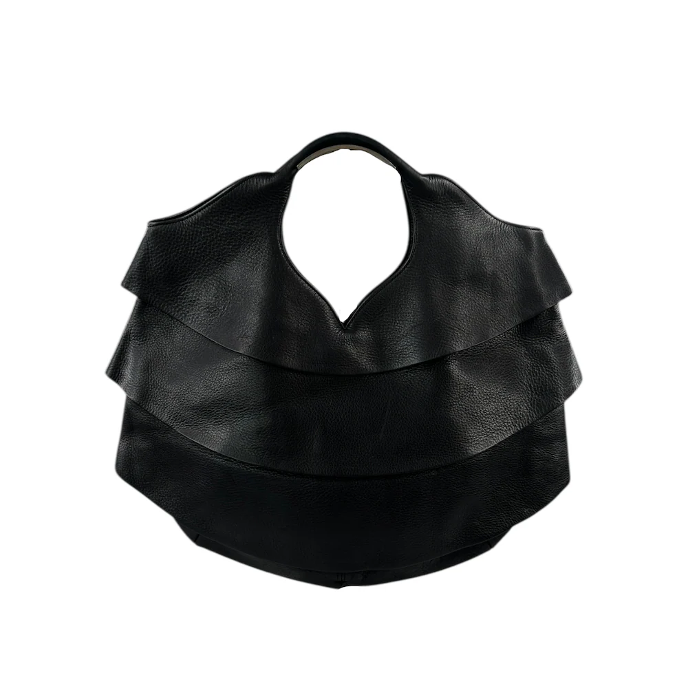 MICHIAMO CIRCULAR LEATHER SHOULDER BAG - Image 2