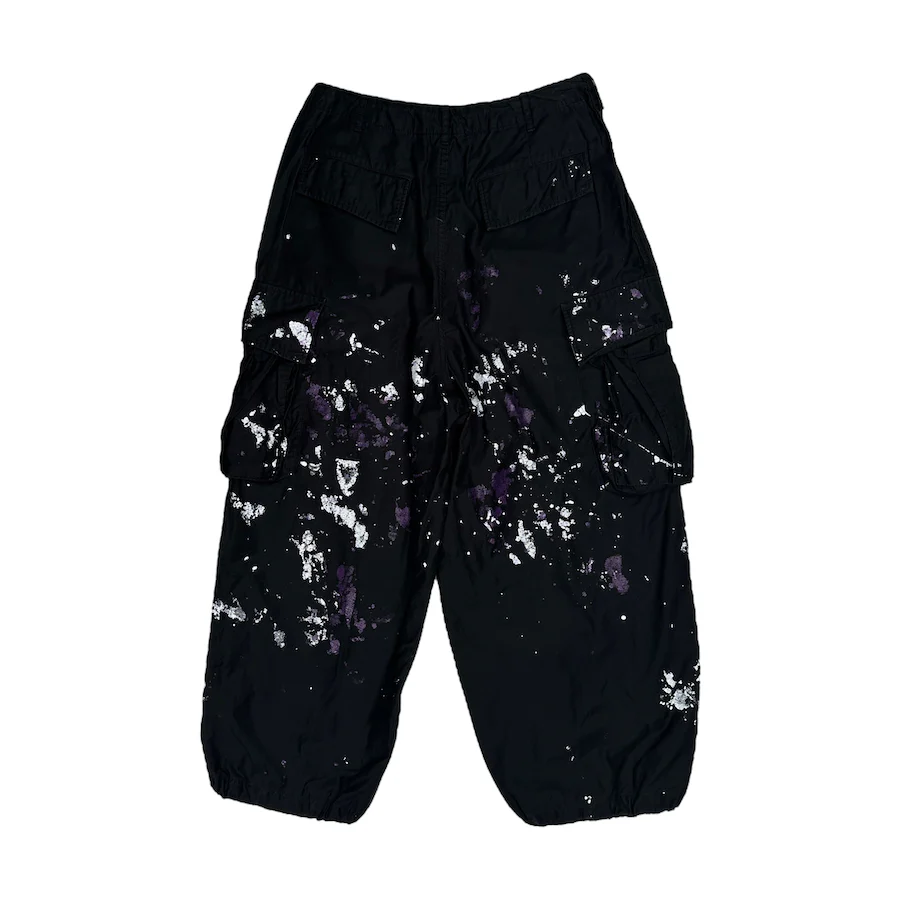 NEEDLES MUSEUM ARK EXCLUSIVE H.D BDU PAINT PANTS - BLACK - Image 2