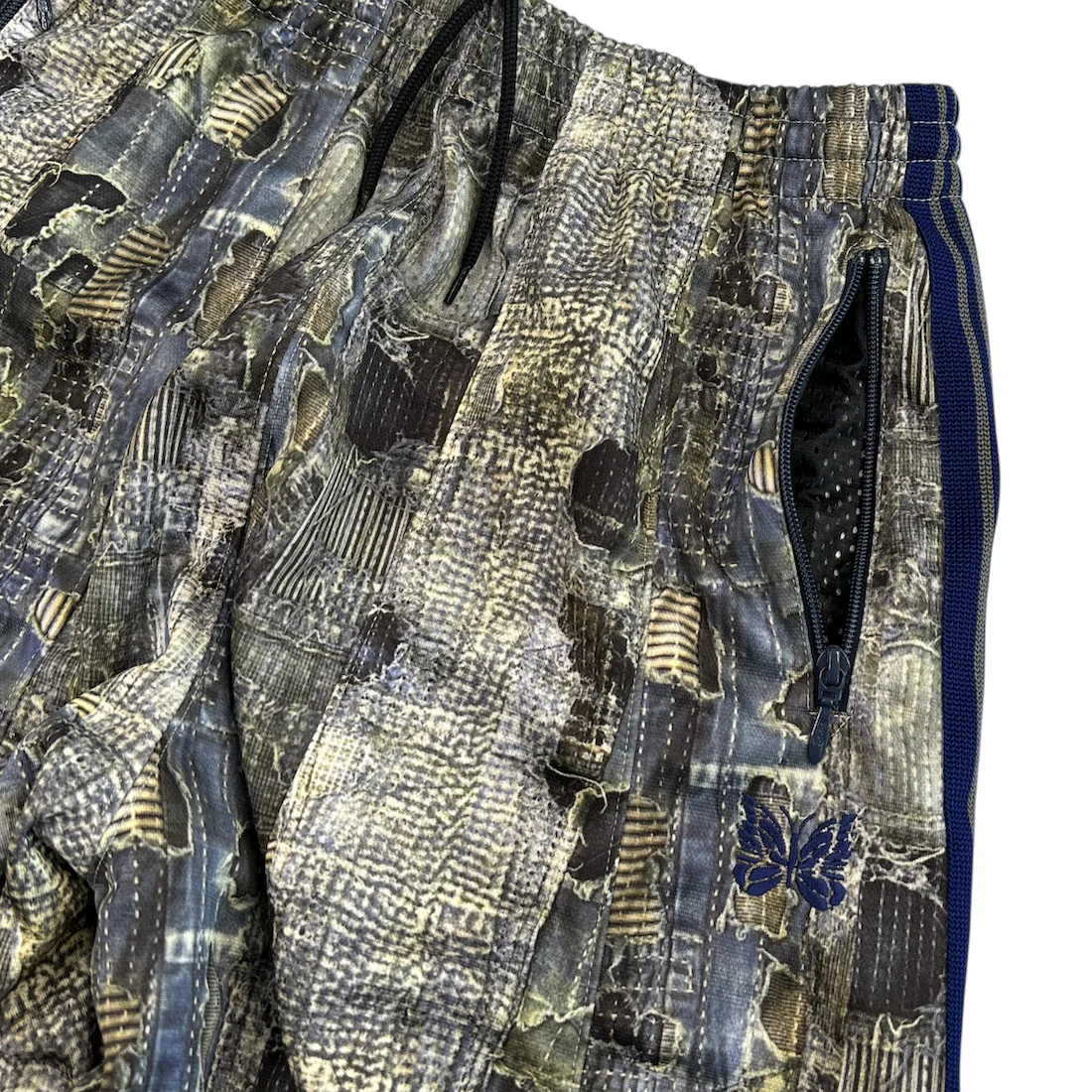 (NEW) NEEDLES BORO PRINTED H.D. TRACK PANTS - Image 3