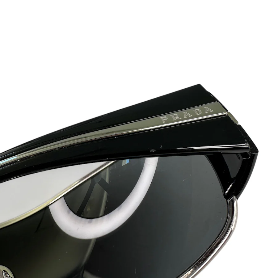 PRADA SPR61l SHIELD FRAME SUNGLASSES - Image 7