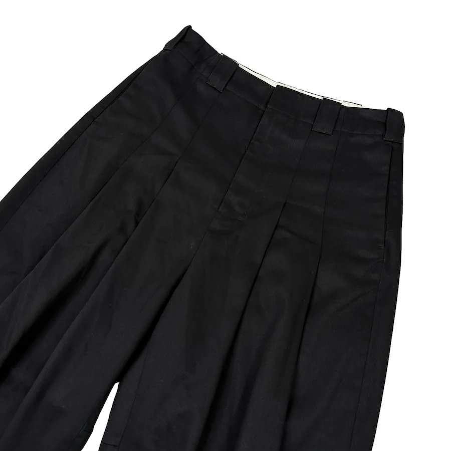 SHINYA KOZUKA X DICKIES BAGGY FRONT-PLEAT PANTS - BLACK (M) - Image 3