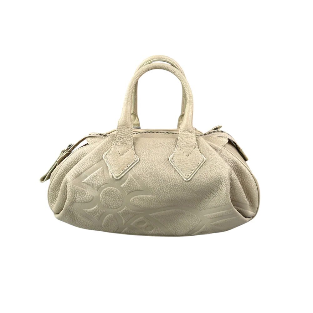 VIVIENNE WESTWOOD EMBOSSED ORB MEDICINE BAG - CREAM - Image 2