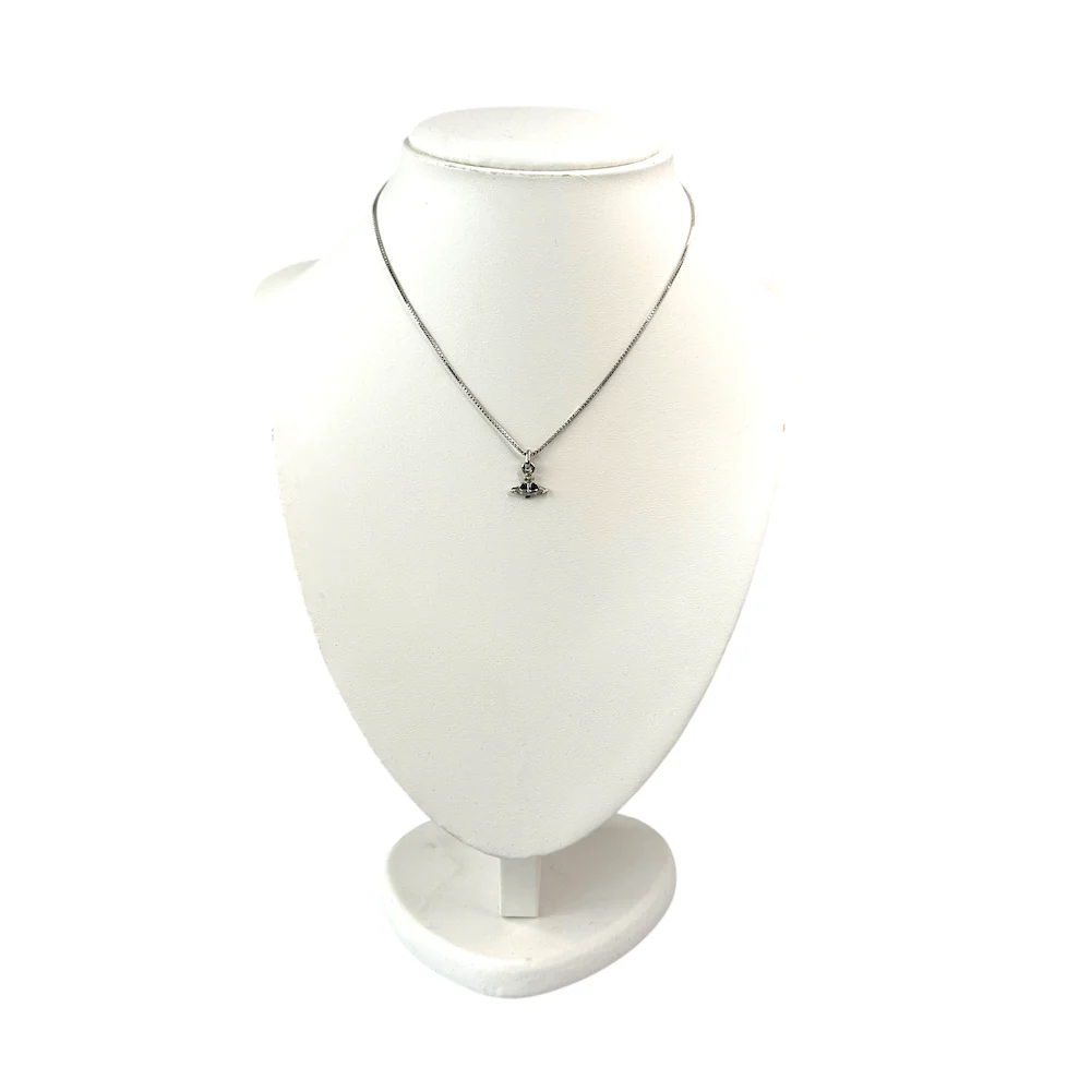 VIVIENNE WESTWOOD MICRO HEART NECKLACE - PURPLE - Image 2